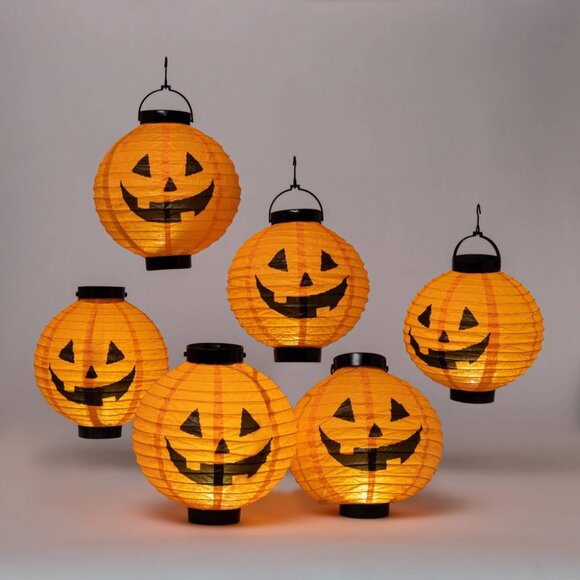 Halloween LED Paper Lanterns 3 Box Bundle - Picture 2 of 2